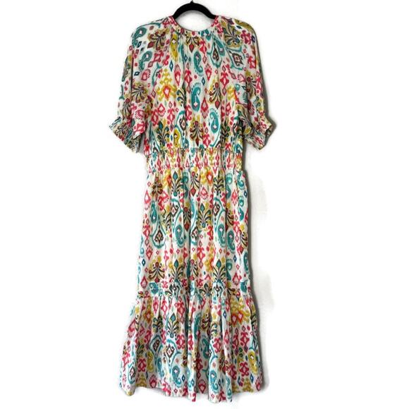 Anthropologie Nancy Print Felipa Midi Dress Size Large - Picture 3 of 7